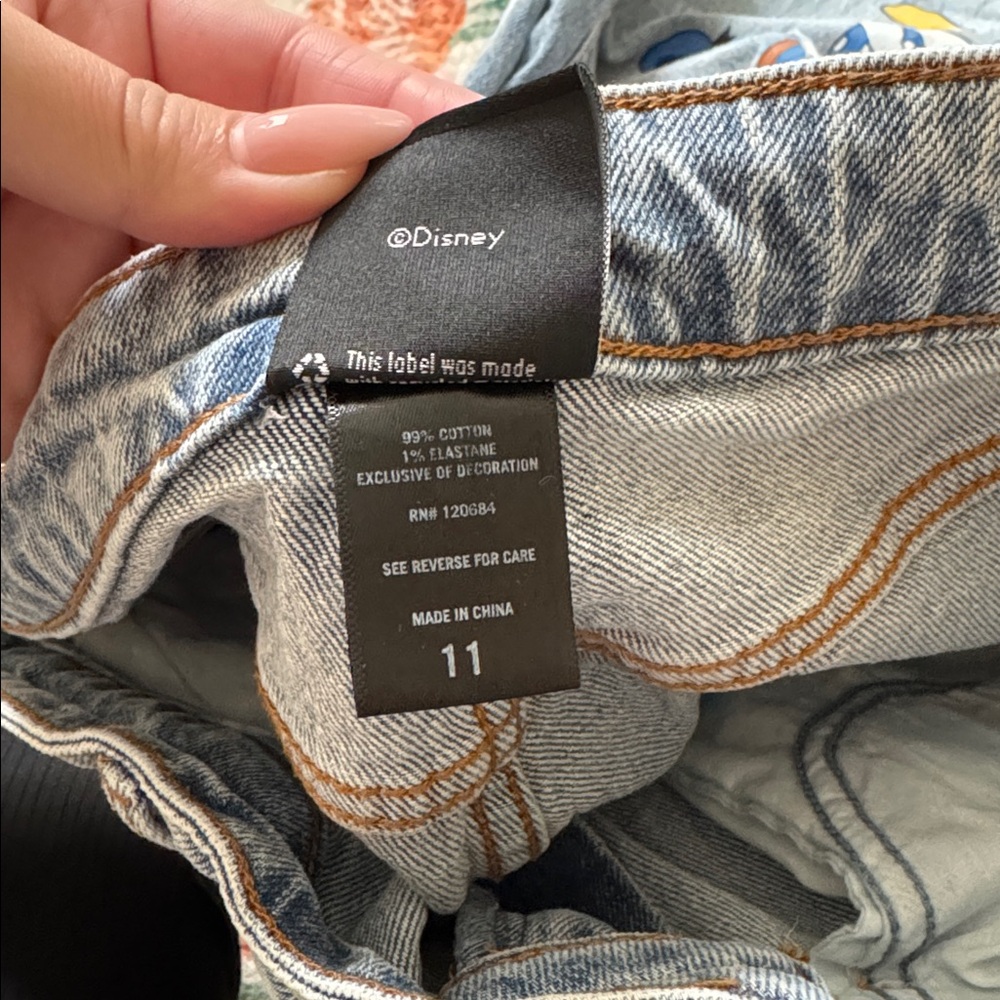 Mickey Mouse and friends High-Rise Mom Jeans - Picture 8 of 12